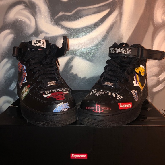 ***SOLD*** Supreme x NBA x Air Force 1 Mid 07’ - Picture 2 of 5